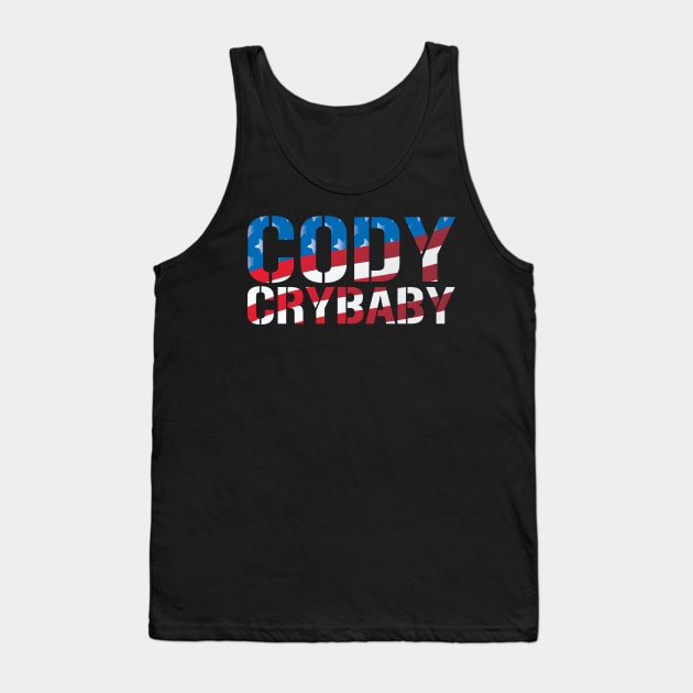 Cody Crybaby Patriotic Tank Top by Gimmickbydesign